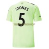 Original Fußballtrikot Manchester City Stones 5 Ausweichtrikot 2022-23 Für Herren